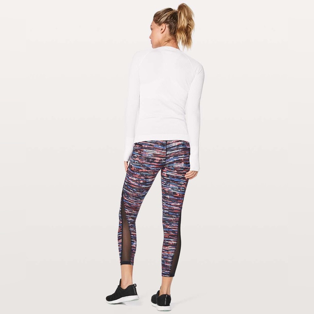 Lululemon Rest Less Crewneck Long Sleeve Pullover Running Layering Thumb Holes - Picture 2 of 12